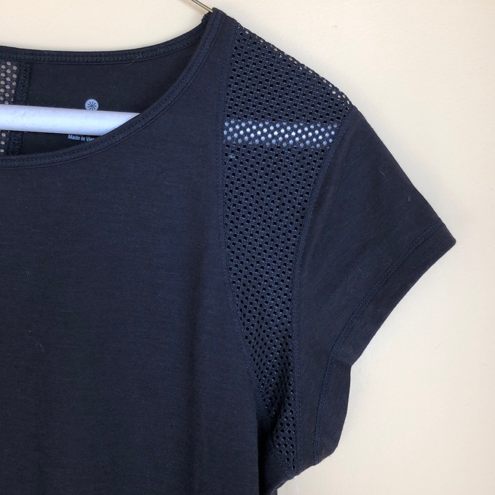 NWT Breathable Tee with Mesh Detail